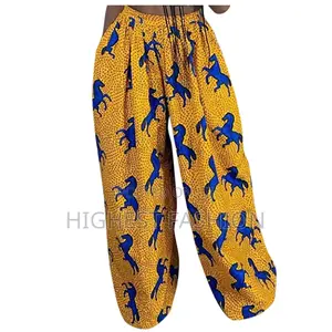 Spring Dashiki Print Trousers