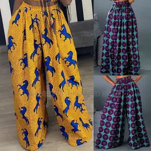 Spring Dashiki Print Trousers
