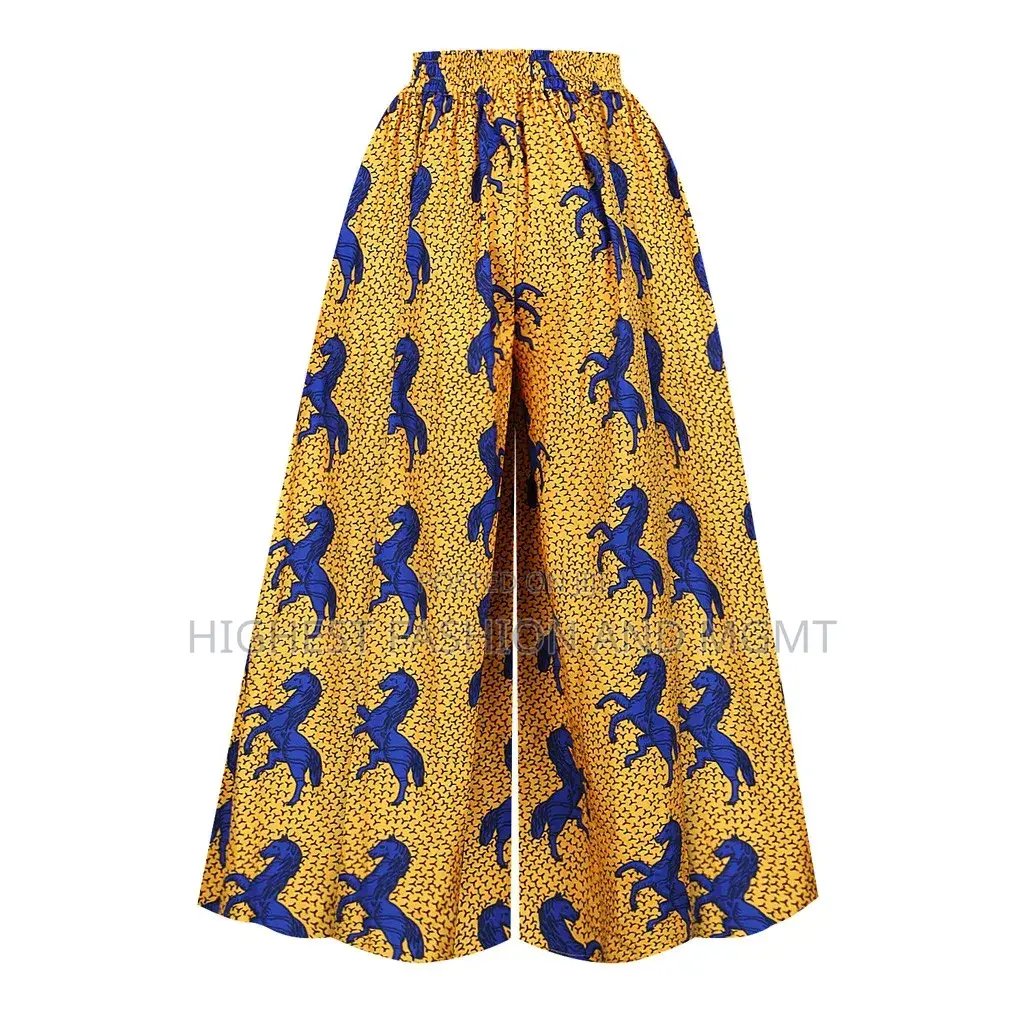 Spring Dashiki Print Trousers