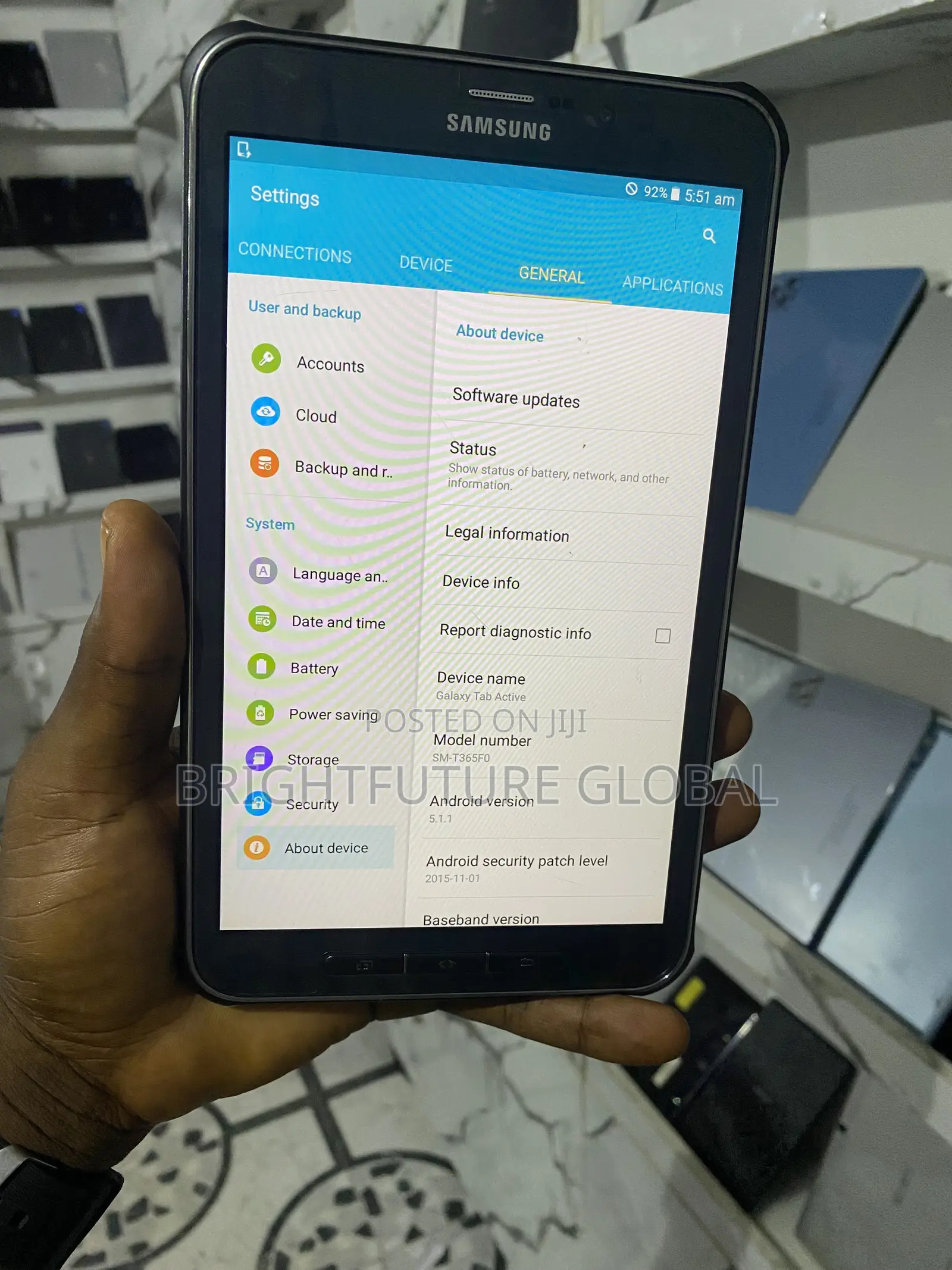 Samsung Galaxy Tab Active 16 GB Black