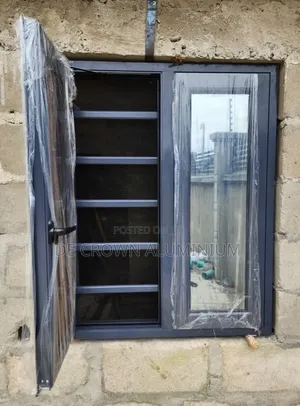 Premium Aluminium Casement Windows With Net Burglary