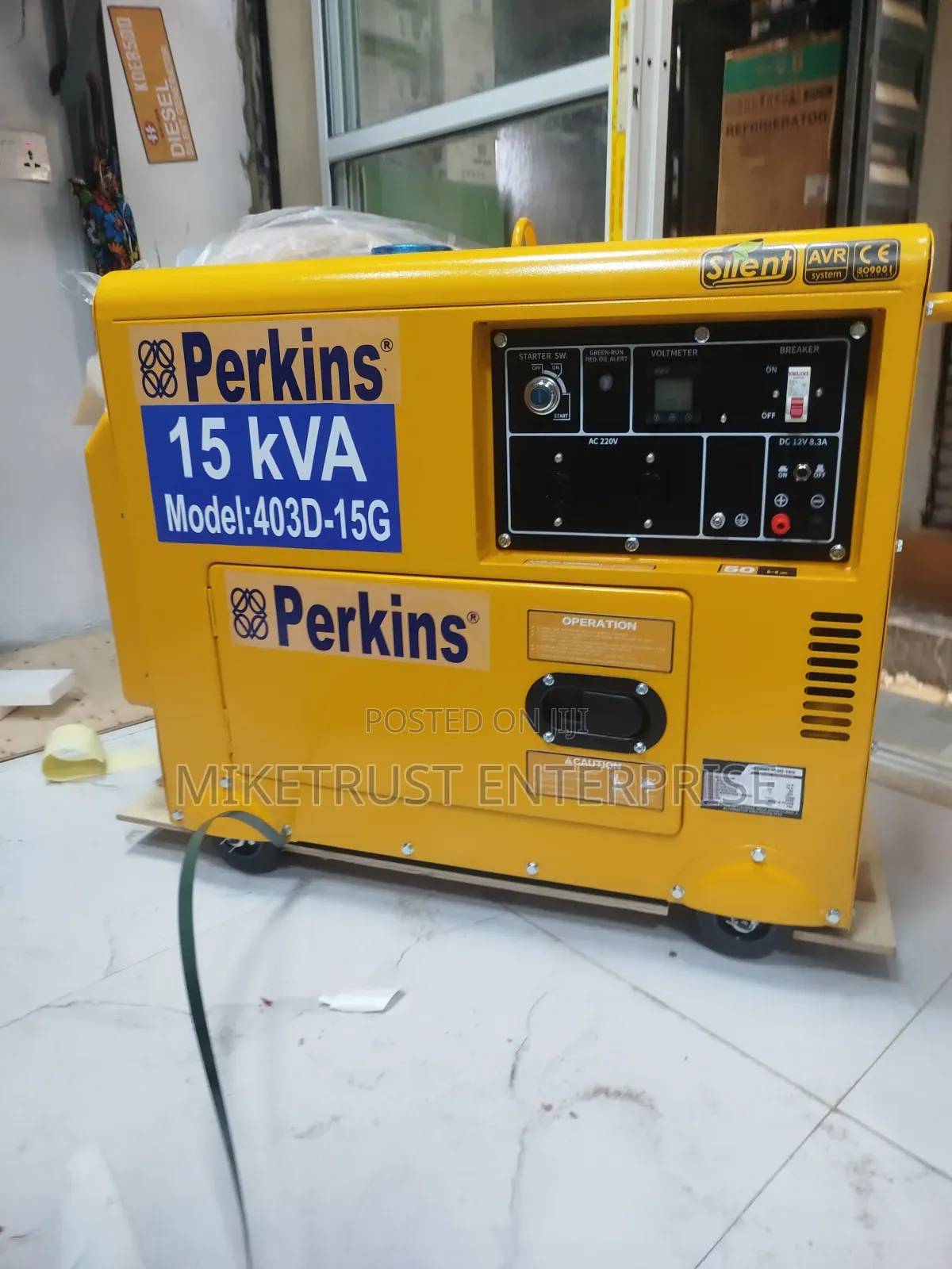 Perkins 15kva Silent Generator With High Performance Copper Coil