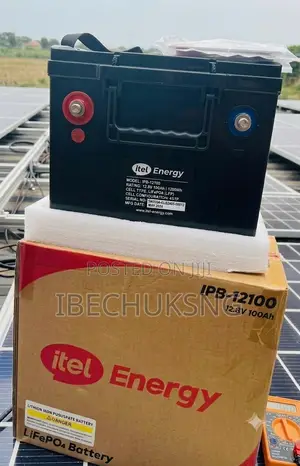 Itel 1.2kwh Battery Ip21 + Lithium+ 12.8v+100ah+1280wh+4000 Cycles