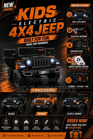 4x4 Jeep Kids Electric Car
