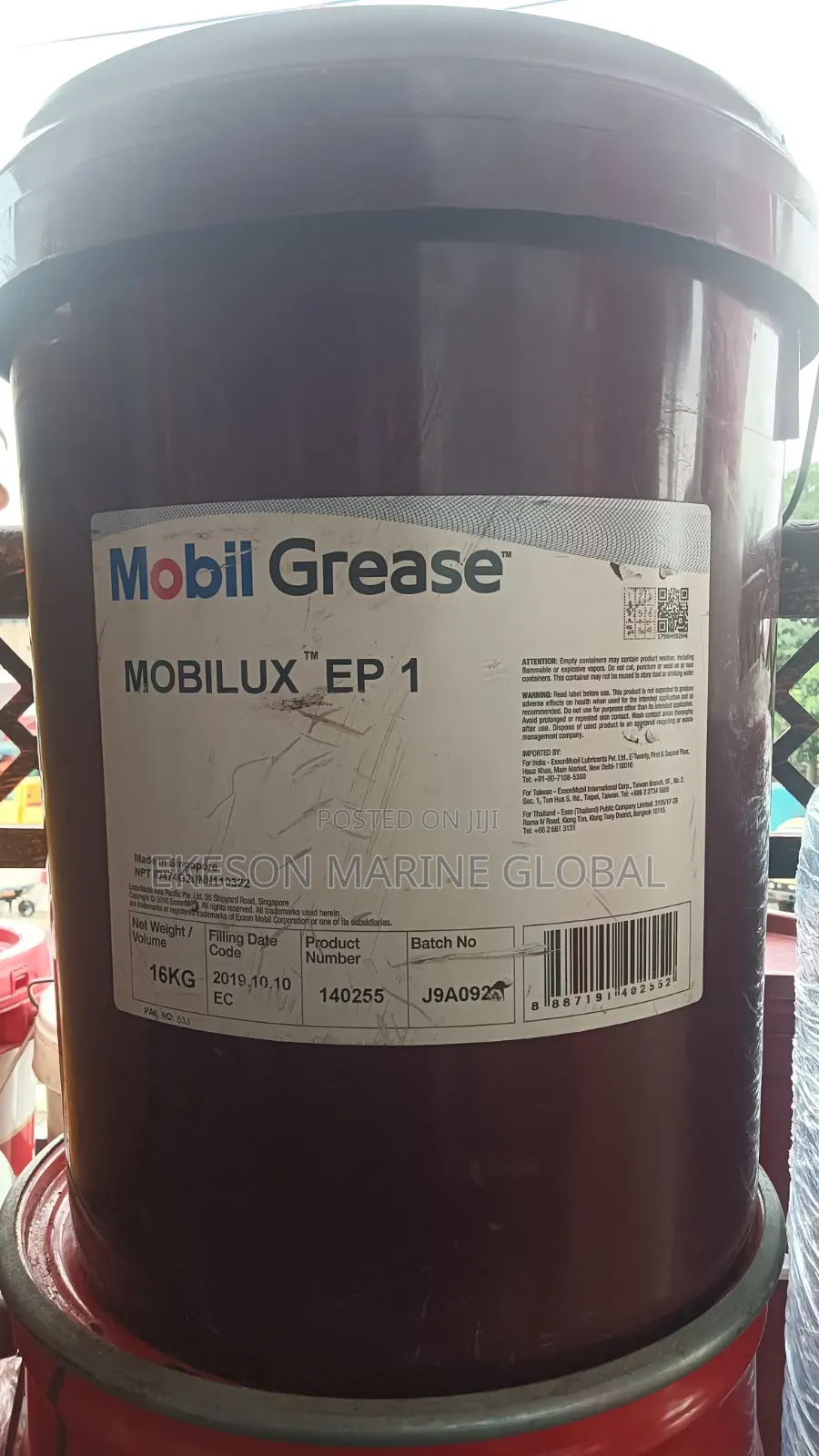 20ltrs Mobil Grease Bucket