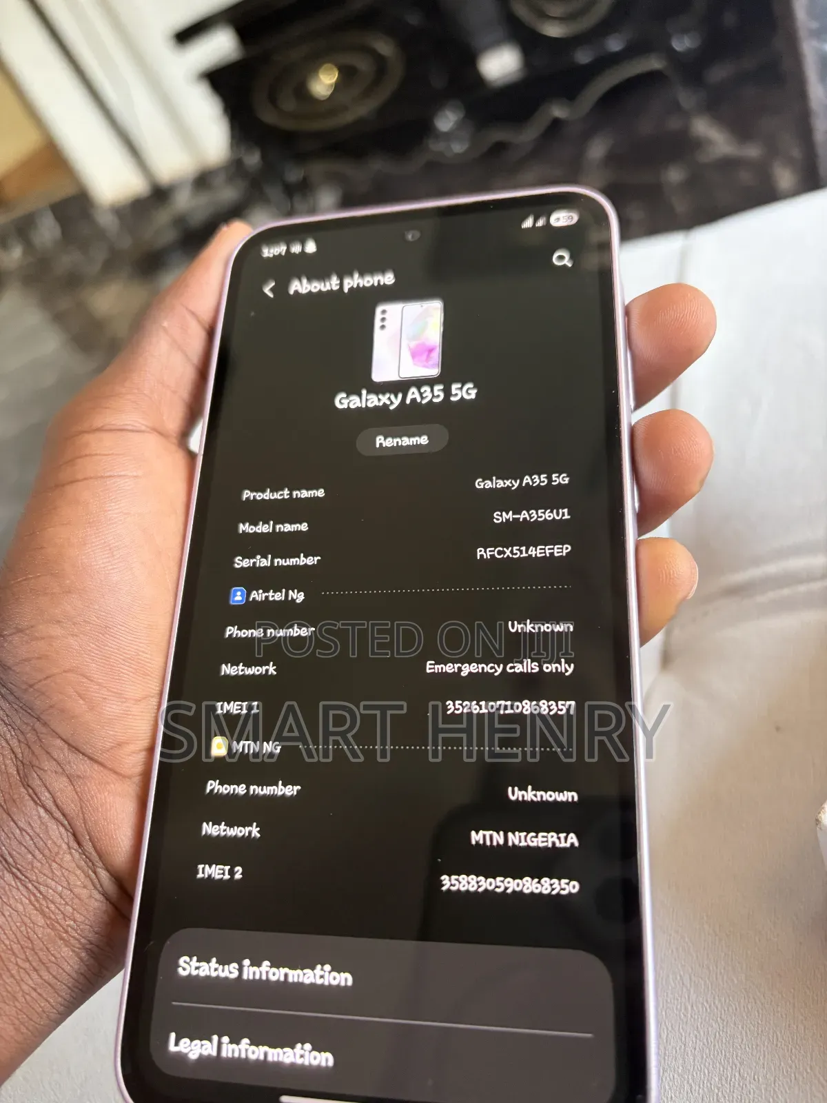 Samsung Galaxy A35 128 GB Pink