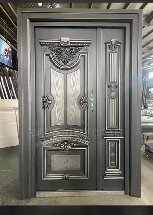 Big Architrave With Good Quality Door for Entrance.