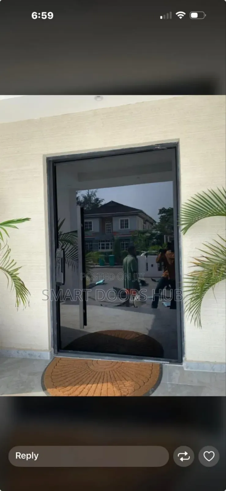 Security Pivot Doors