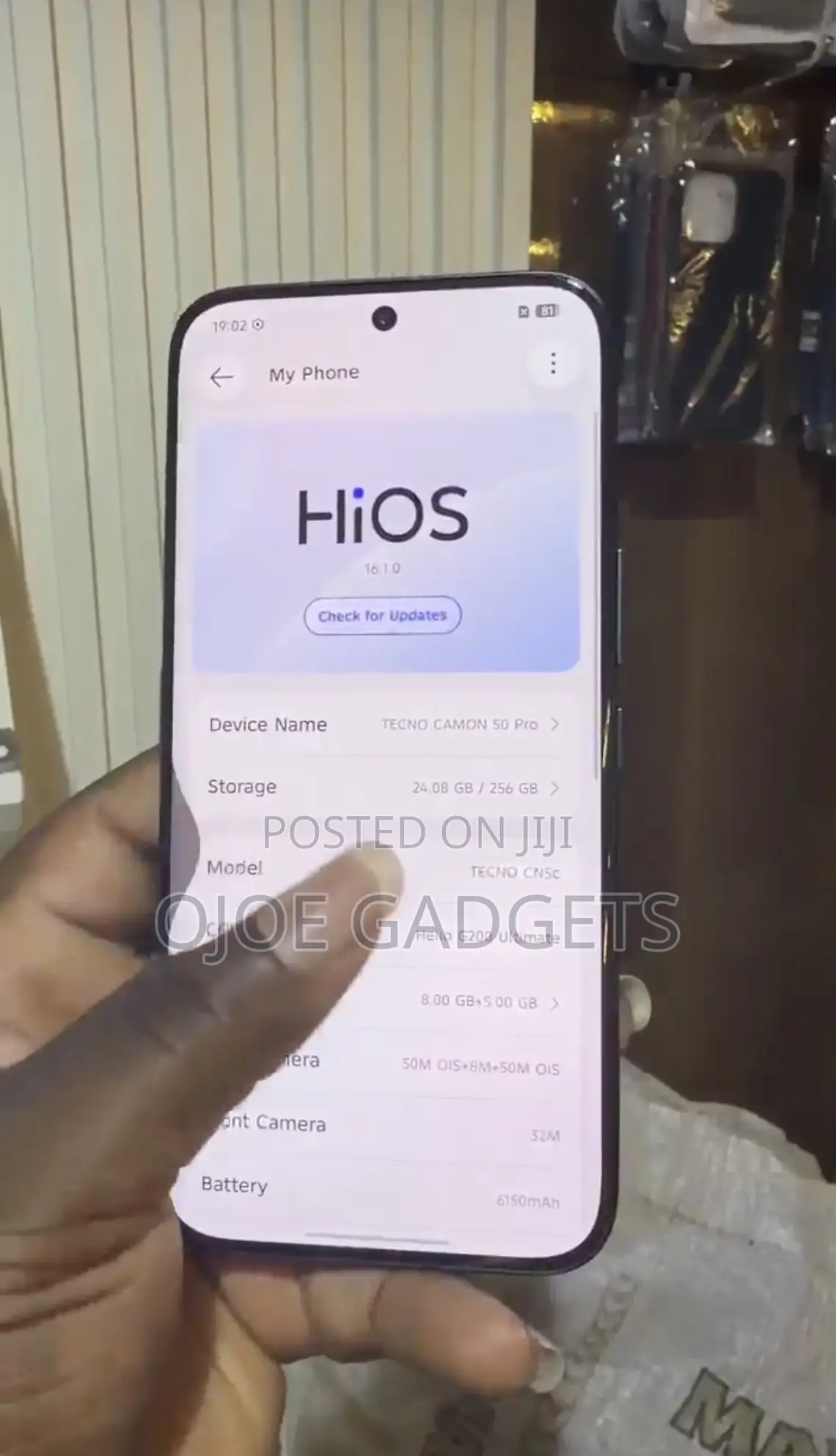 Tecno Camon 50 Pro 256 GB Silver
