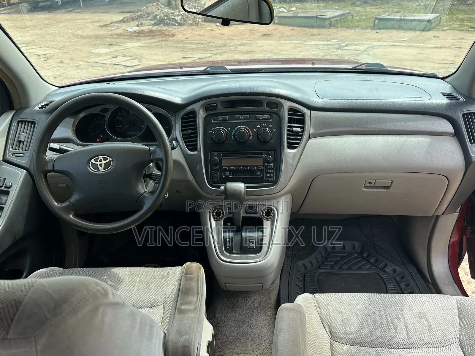 Toyota Highlander 3.0 2001 Red