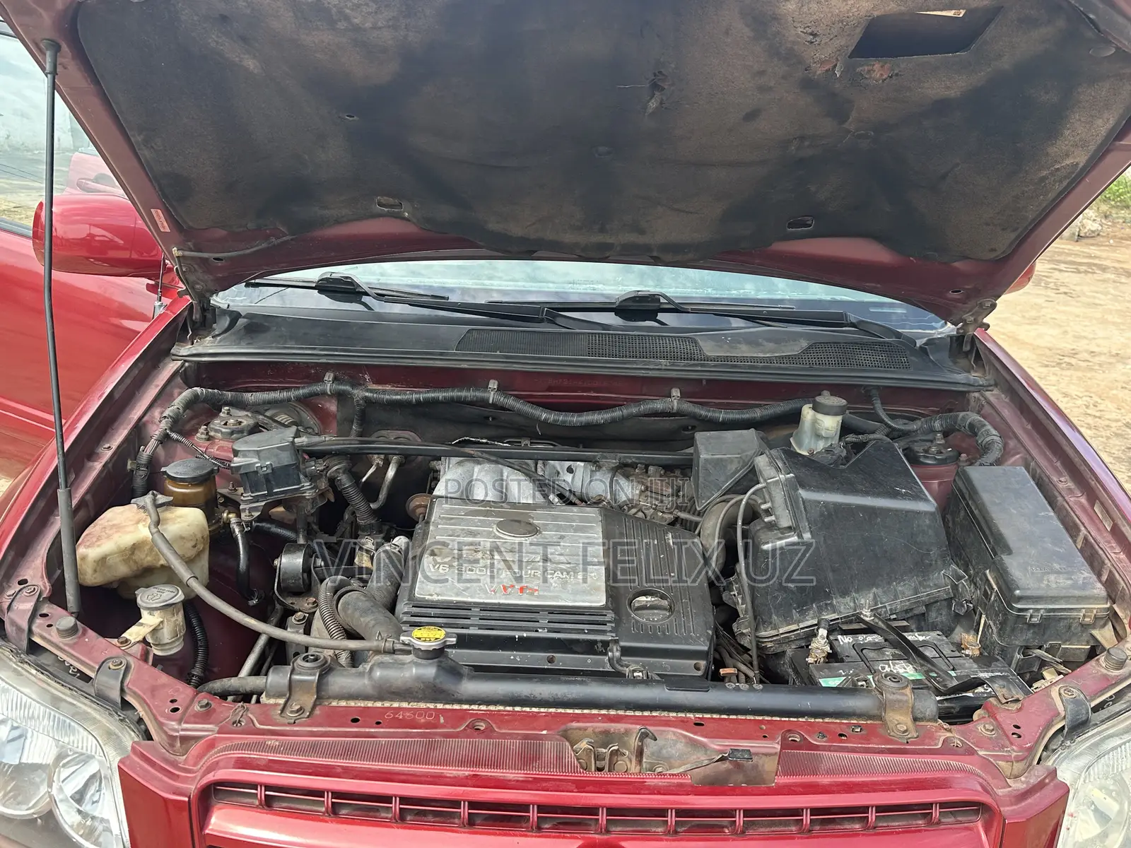 Toyota Highlander 3.0 2001 Red