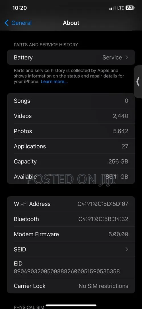 Apple iPhone 11 Pro Max 256 GB Black