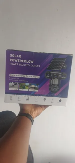V380 Pro Solar CCTV Triple Lens, 4g, Wifi, 360° PTZ