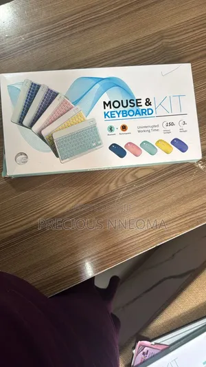 Rechargeable Bluetooth Key and Mouse With RGB Light