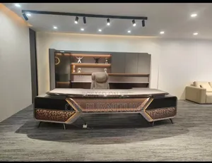 ​3.2 Meter Executive Office Desk With Led Lights – Premium Quality