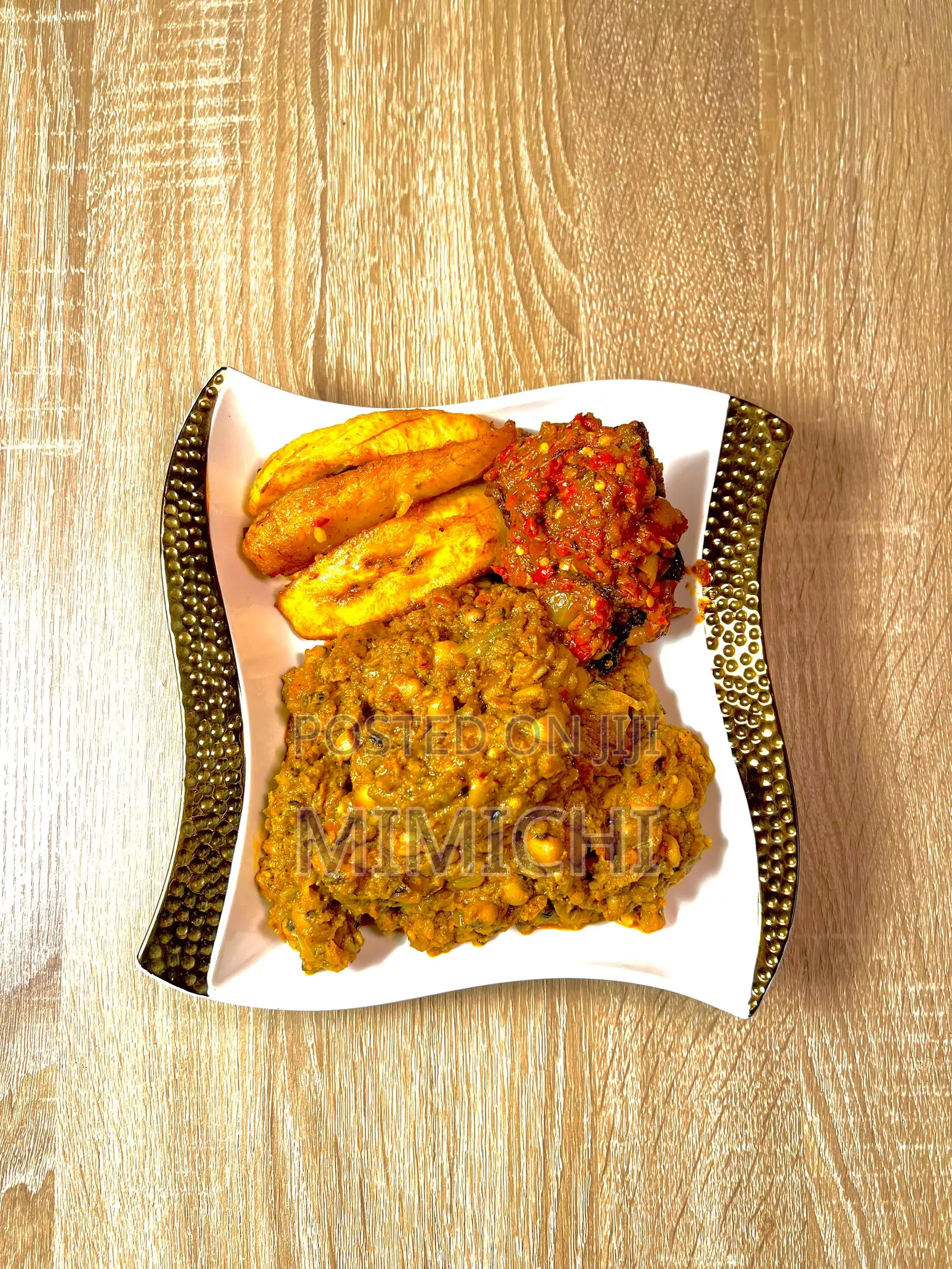 Porridge Beans With Plantain