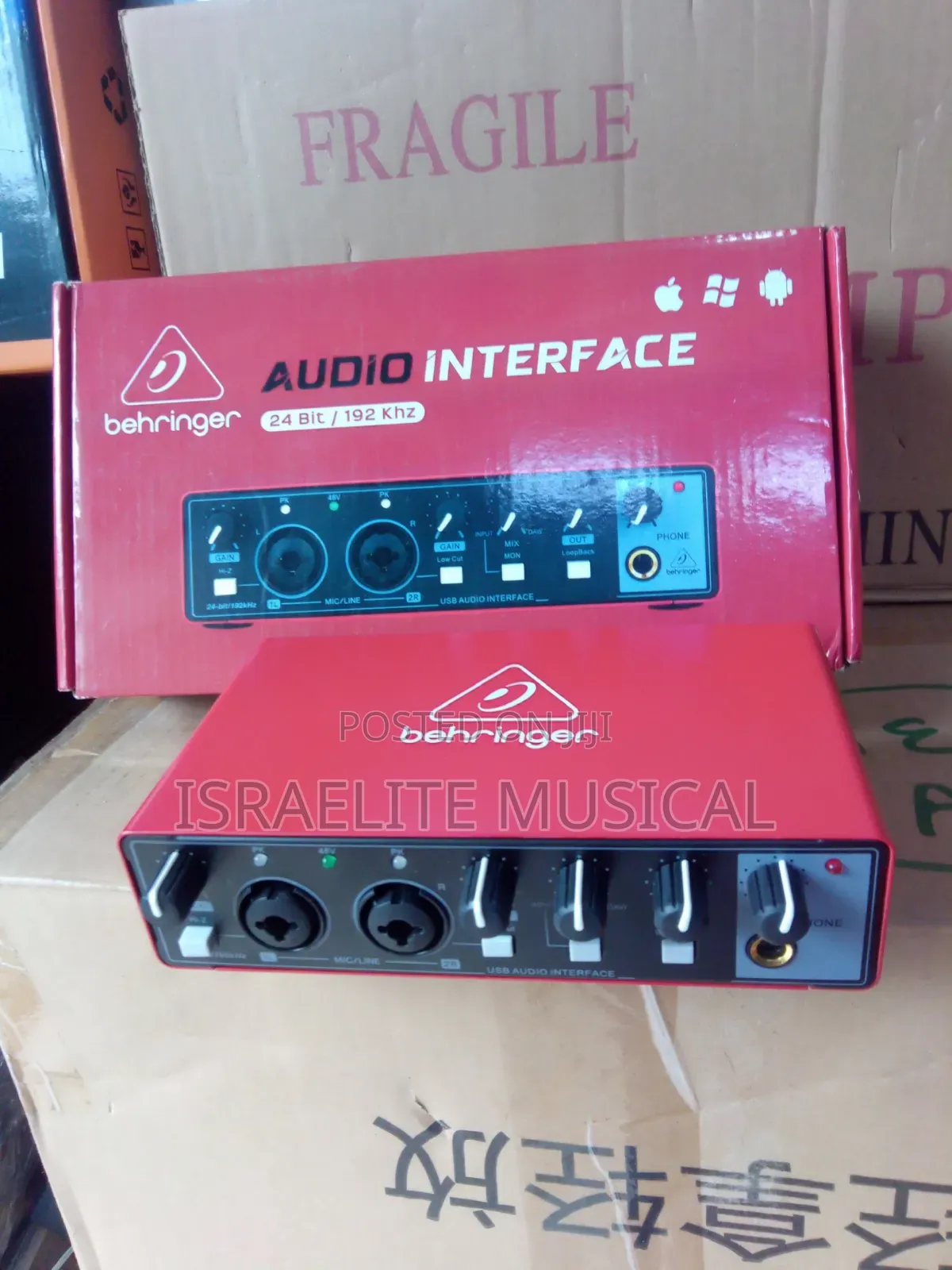Beringer Sound Card With Usb Audio Interface