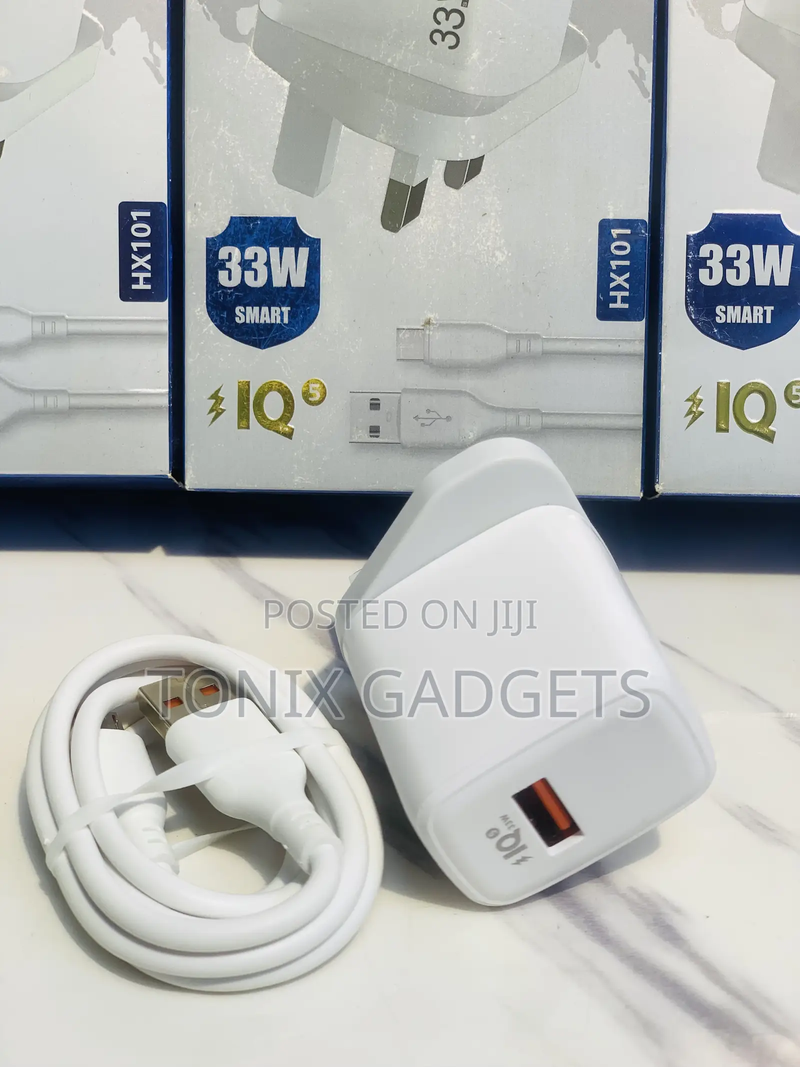 Smart Fast Charger 33w Quick Usb Charge 5.0(Model:Hx101)