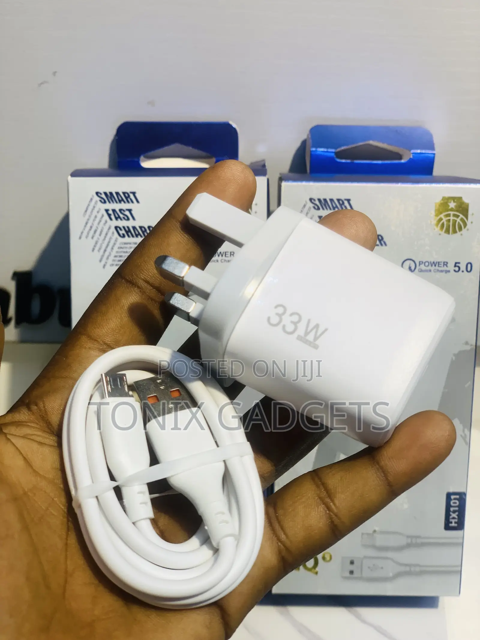 Smart Fast Charger 33w Quick Usb Charge 5.0(Model:Hx101)