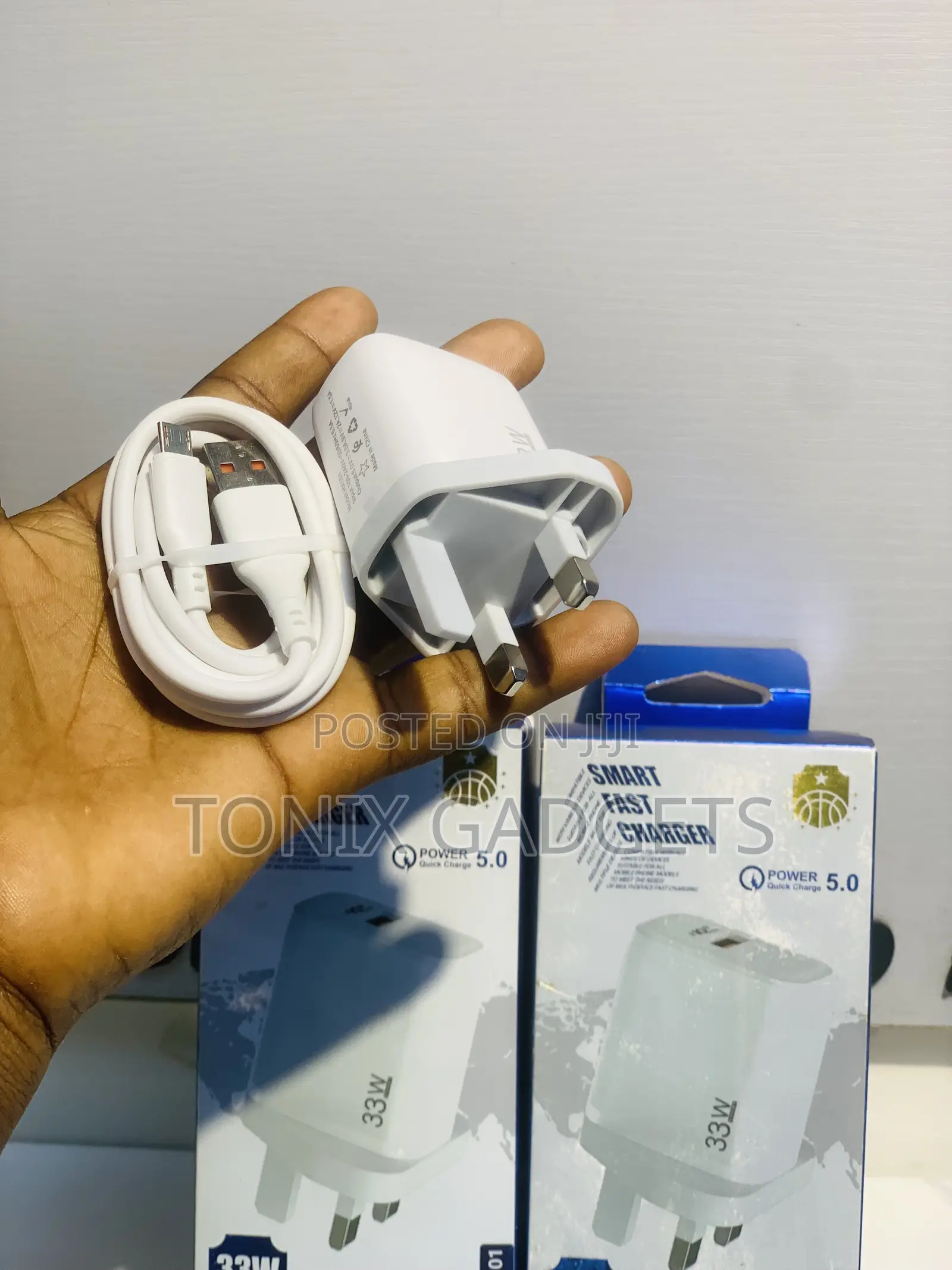 Smart Fast Charger 33w Quick Usb Charge 5.0(Model:Hx101)