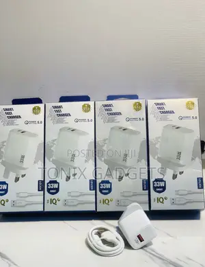 Smart Fast Charger 33w Quick Usb Charge 5.0(Model:Hx101)