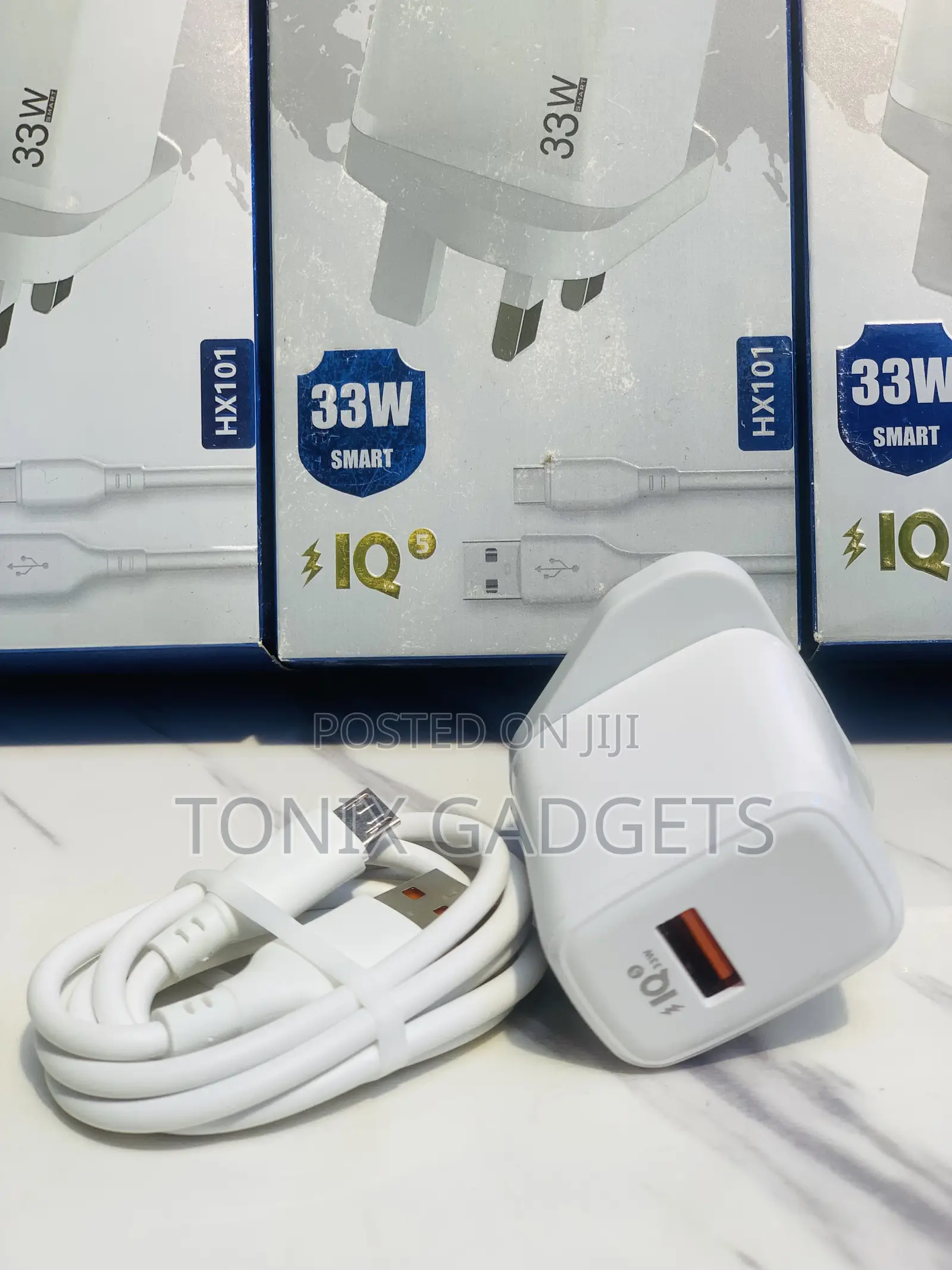 Smart Fast Charger 33w Quick Usb Charge 5.0(Model:Hx101)