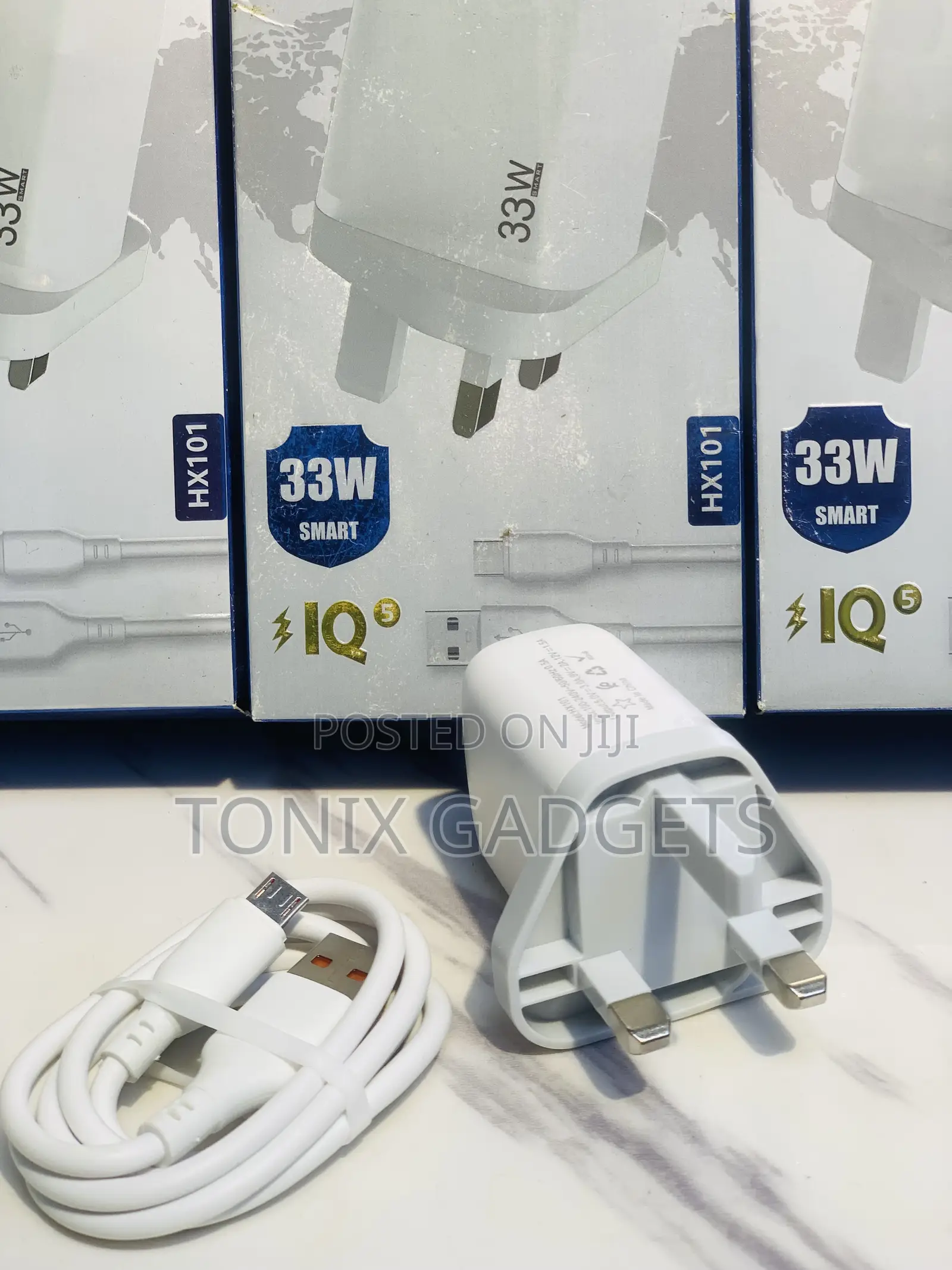 Smart Fast Charger 33w Quick Usb Charge 5.0(Model:Hx101)