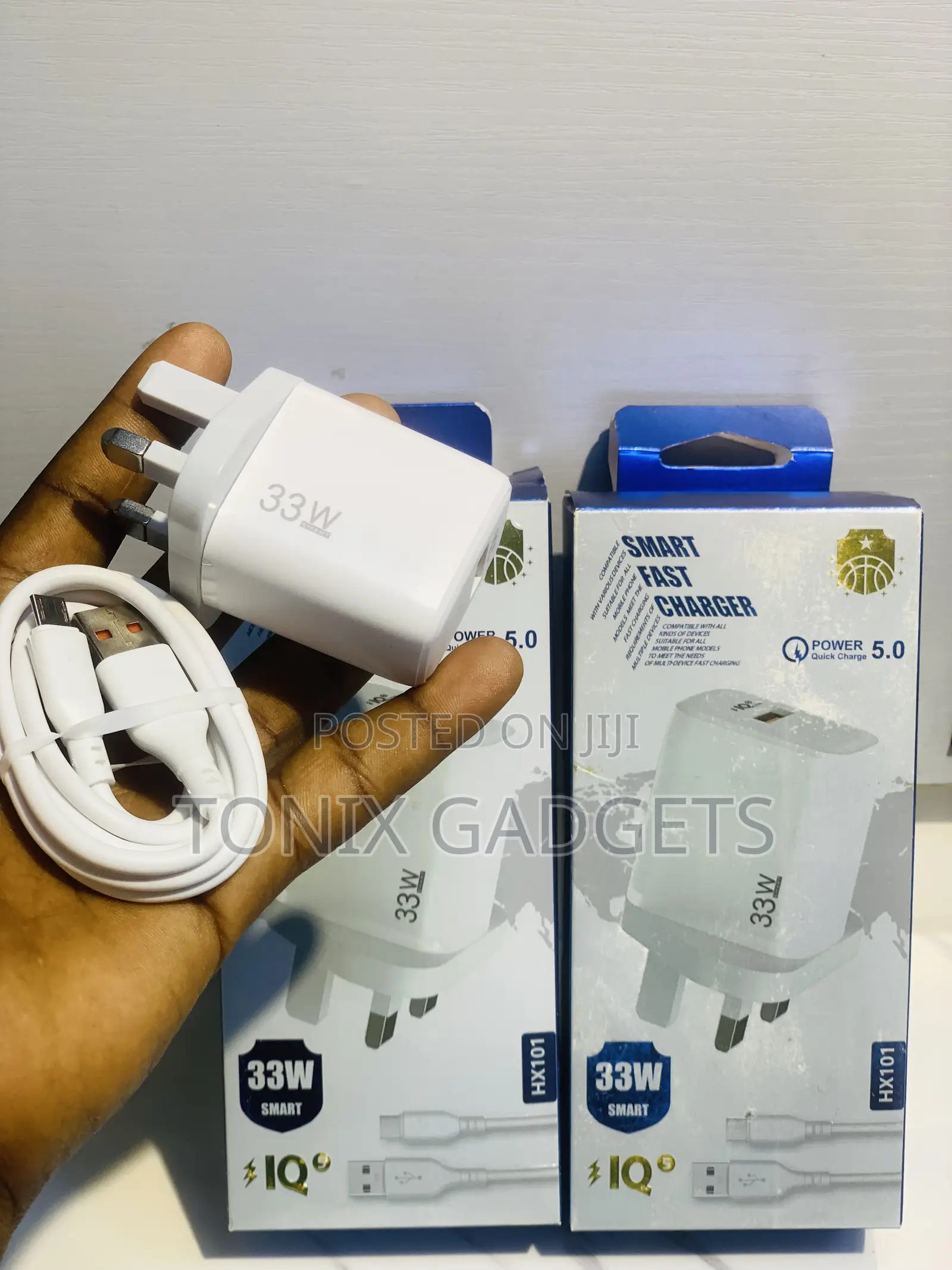 Smart Fast Charger 33w Quick Usb Charge 5.0(Model:Hx101)