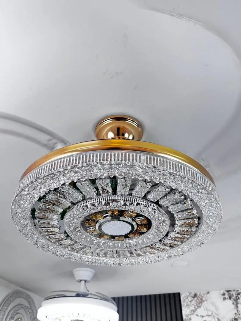 Fan With Light and Bluetooth