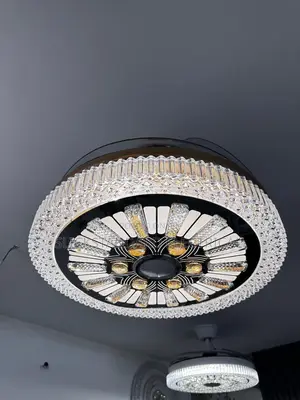 Fan With Light and Bluetooth