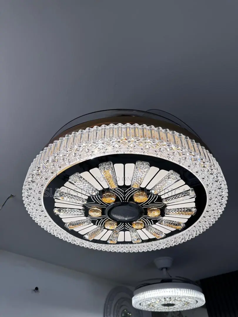 Fan With Light and Bluetooth