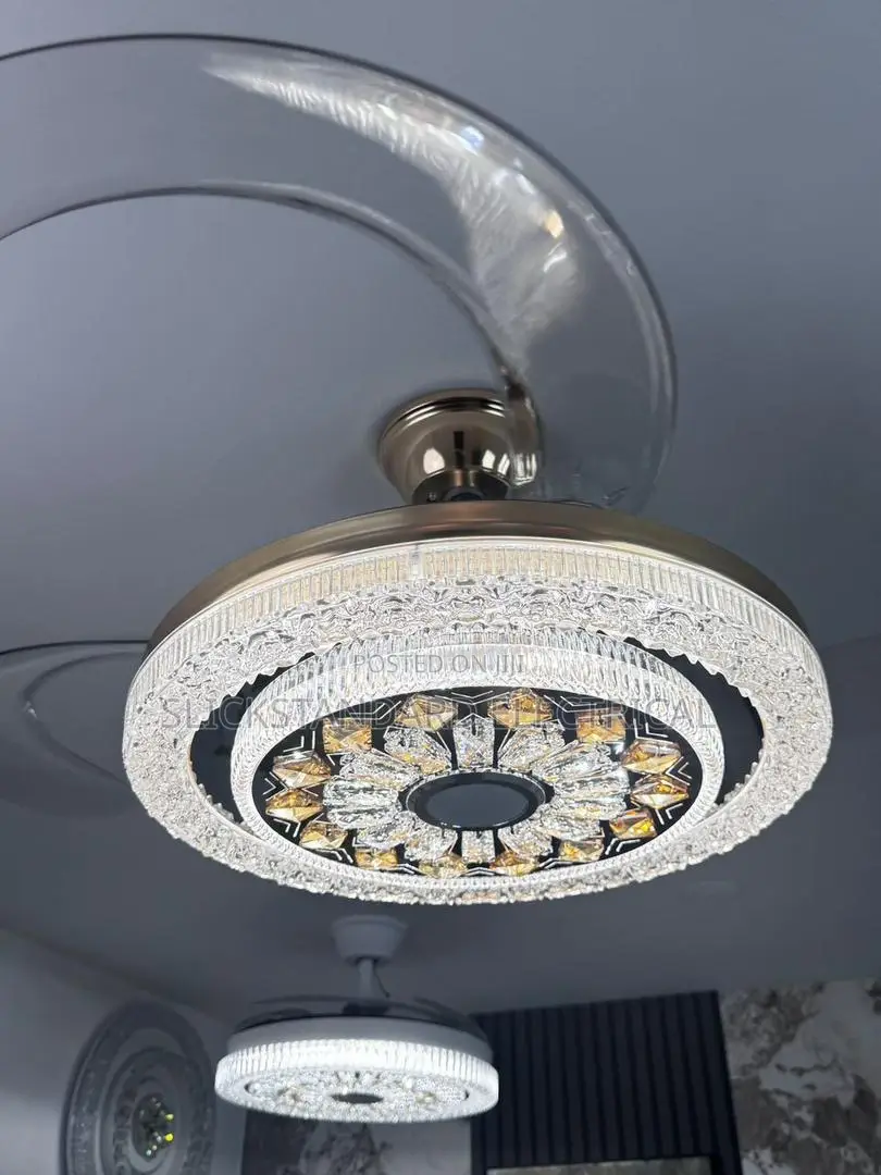 Fan With Light and Bluetooth