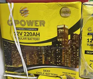 220ah 12v Tubular Battery G Power