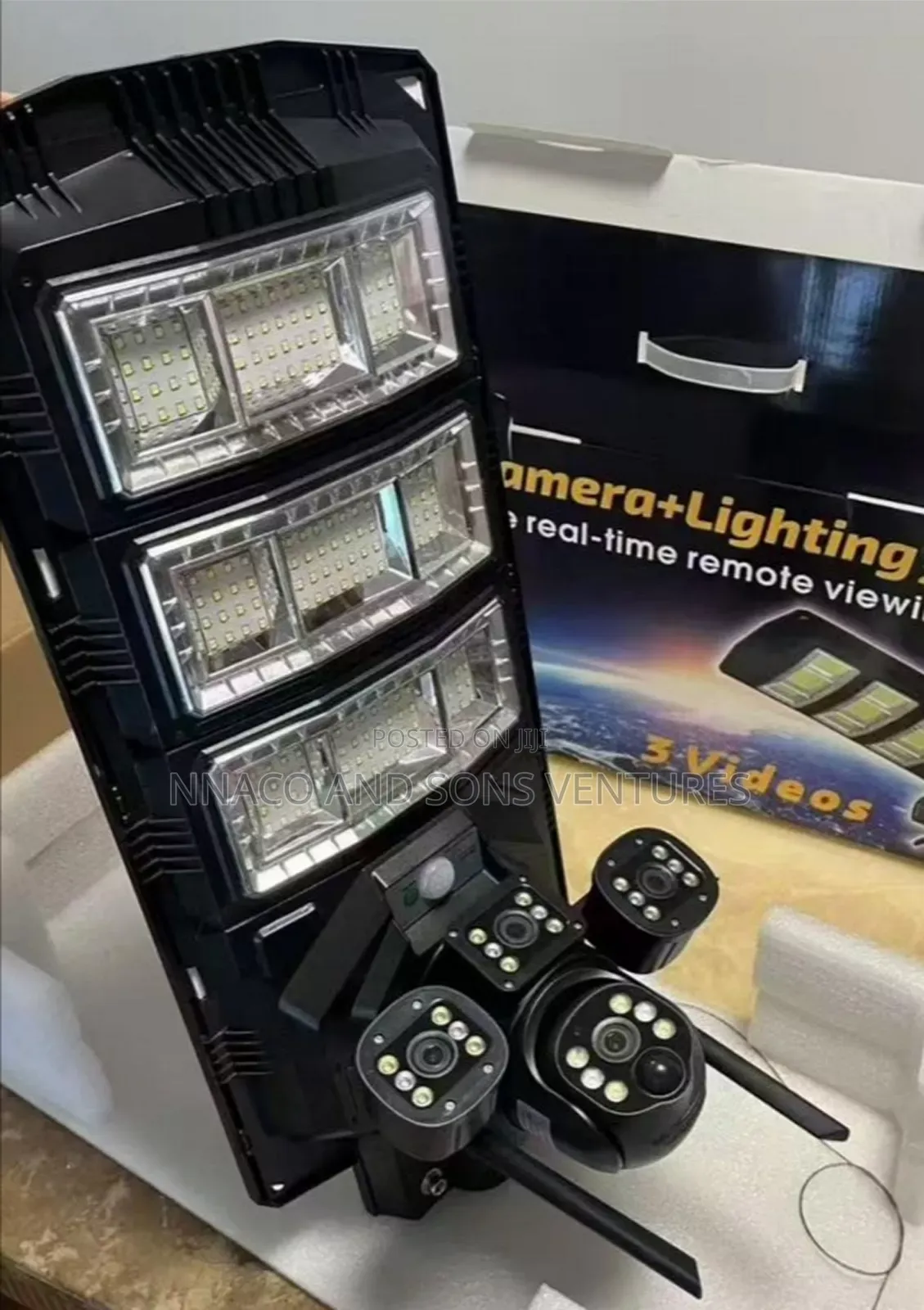 Original Durable 450watts Solar Light With Camera