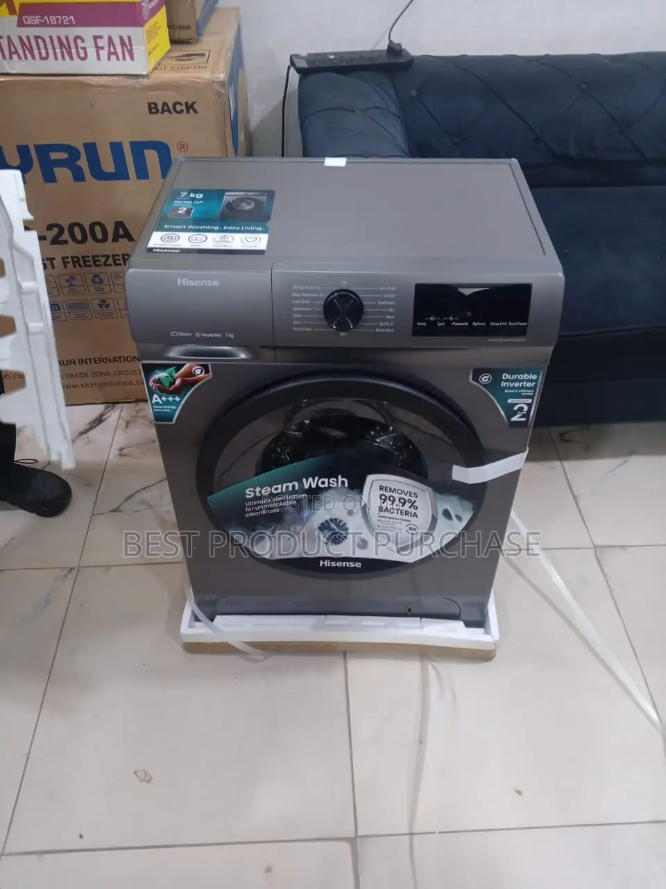 Efficient 7kg Hisense Front Load Washing Machine