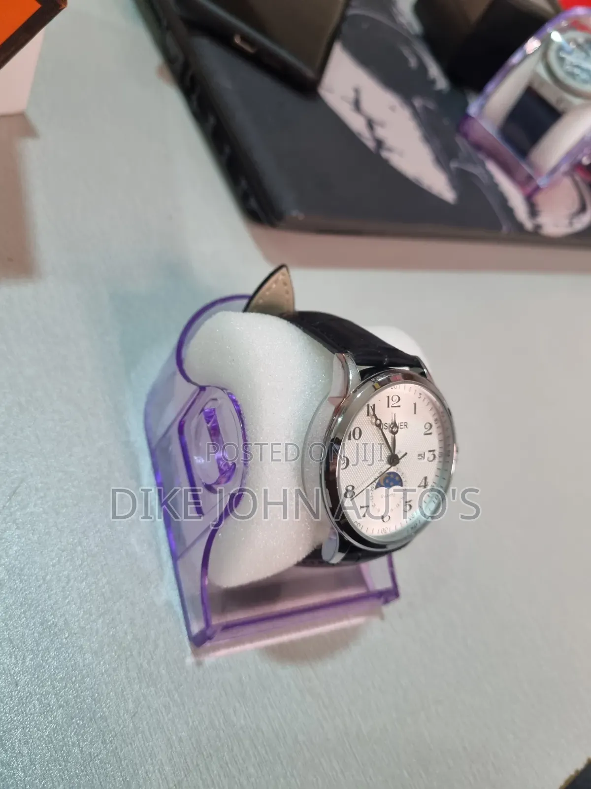 Visioner Quartz Leather Watch