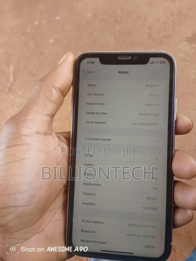 Apple iPhone 11 64 GB Silver