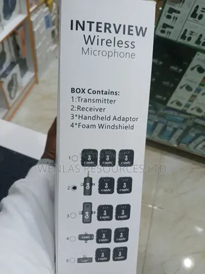 Candc Interview Dual Wireless Microphone 2tx + 1rx