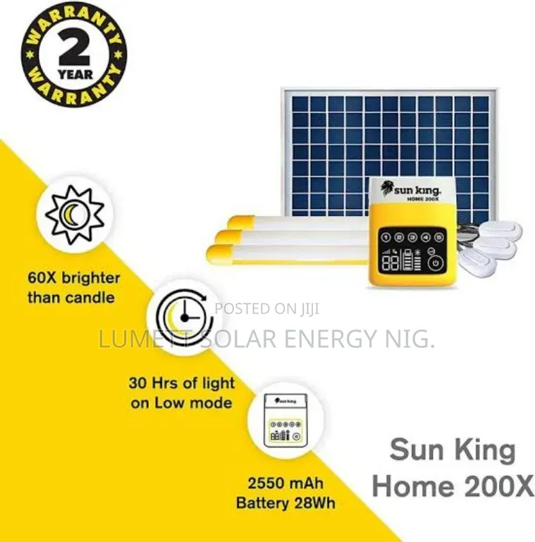 Sunking Home 200x Off-Grid Solar Energy Kit