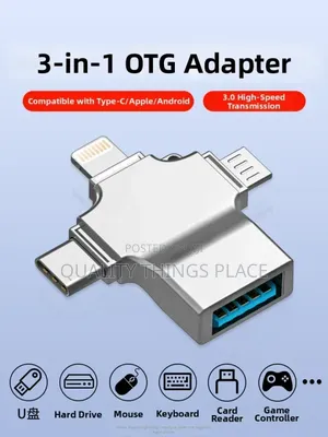 3 in 1 Usb Adapter