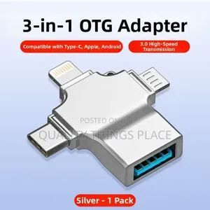 3 in 1 Usb Adapter