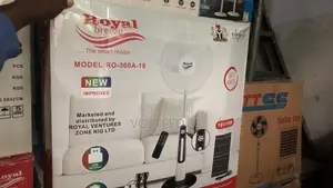 18” Royal Breeze Rechargeable Fan With Panel