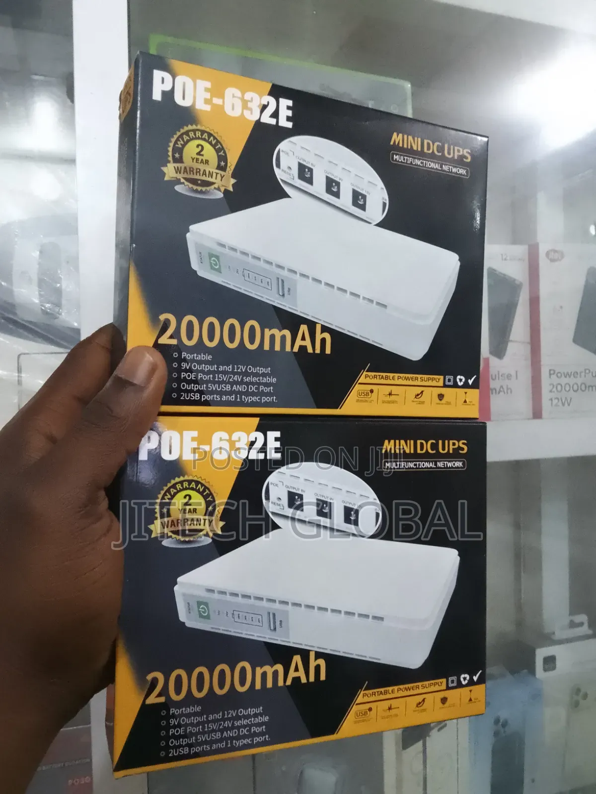 Poe-632e Mini Dc Ups Multifunctional Network Power Bank