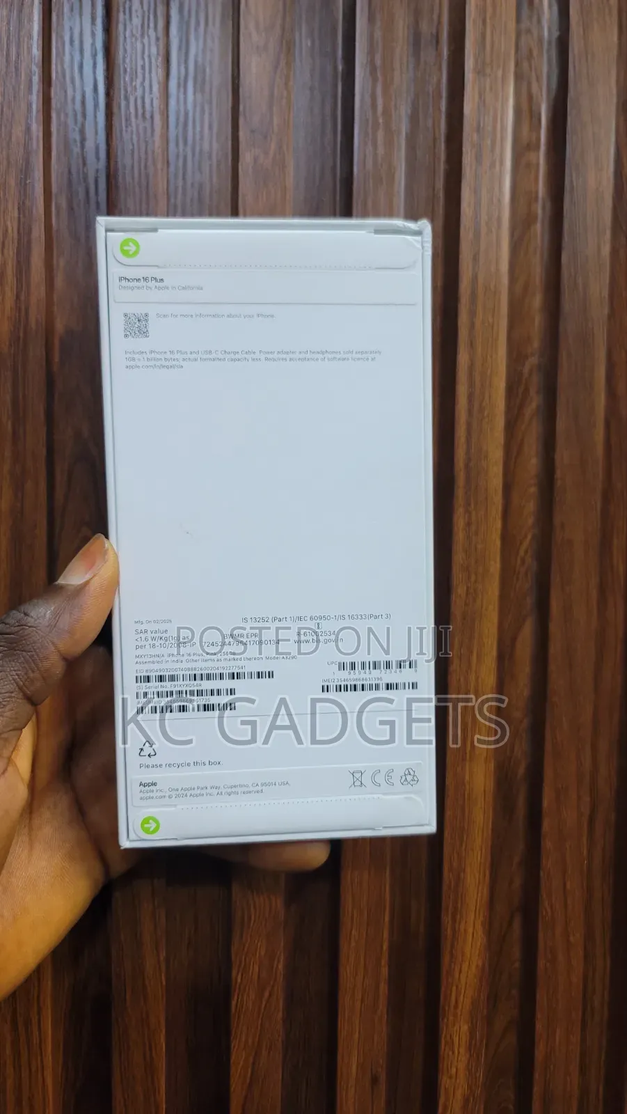 New Apple iPhone 16 Plus 256 GB Pink