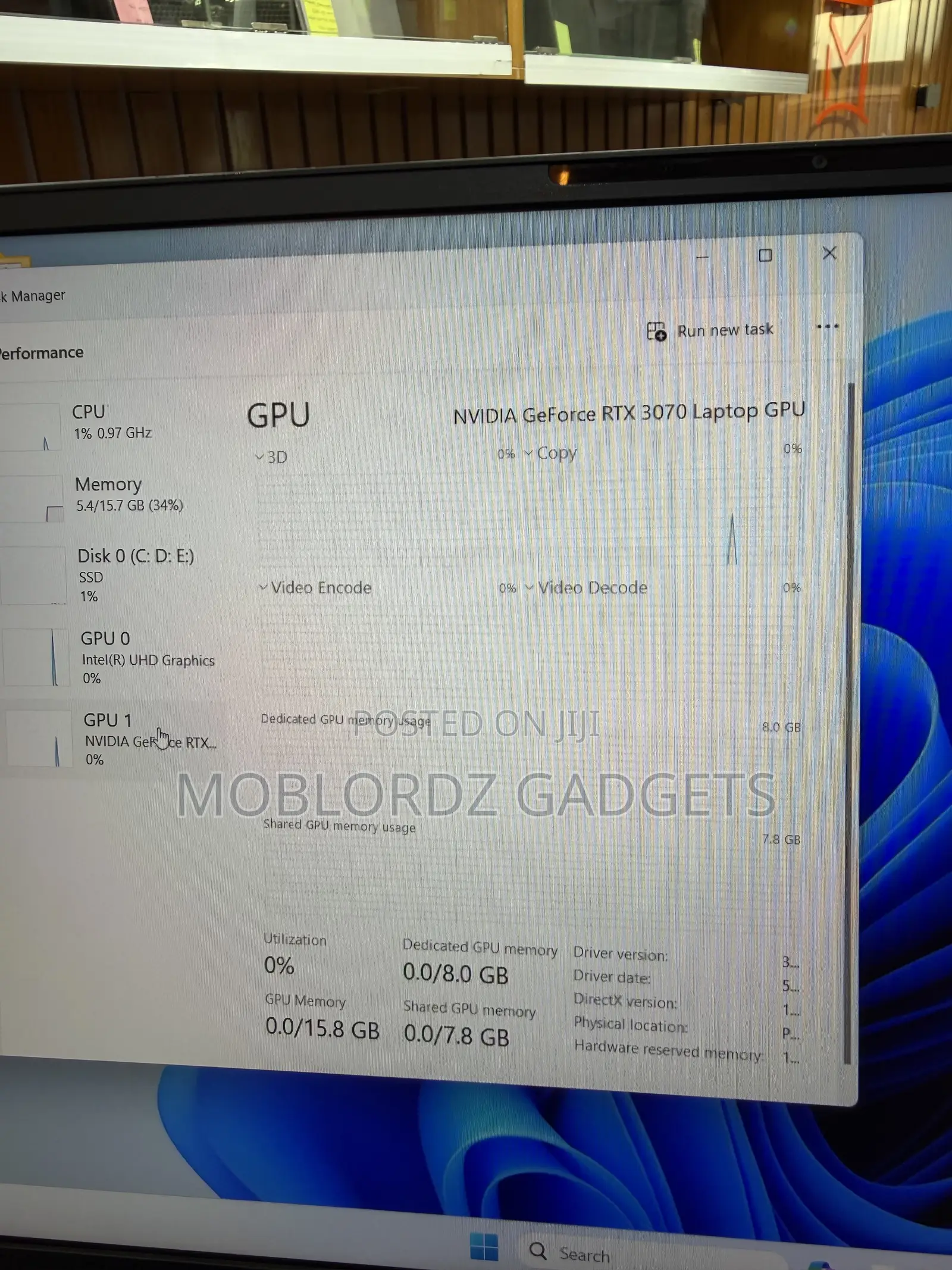 Laptop Dell 16GB Intel Core i7 SSD 512GB