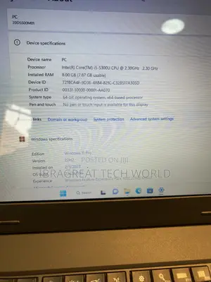 Laptop Lenovo ThinkPad L450 8GB Intel Core i5 HDD 500GB