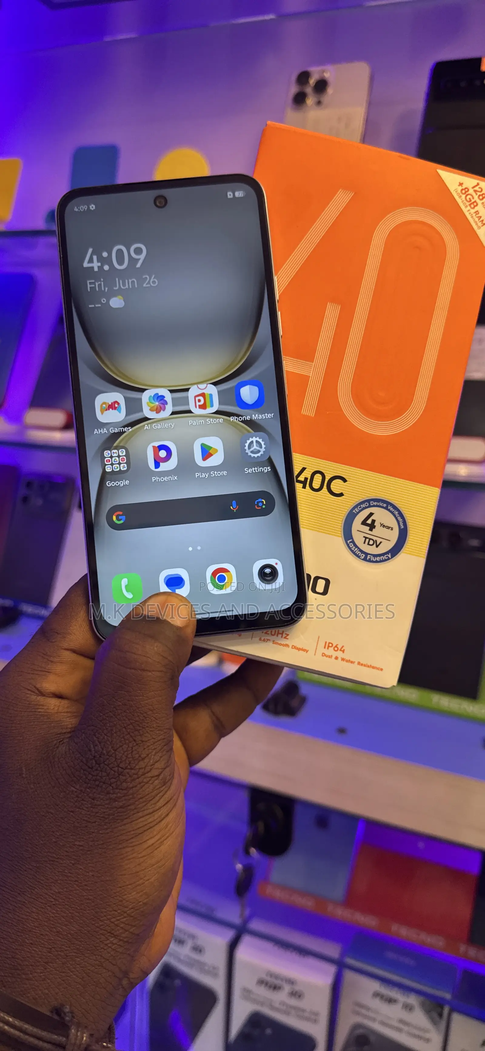 Tecno Spark 40 128 GB White