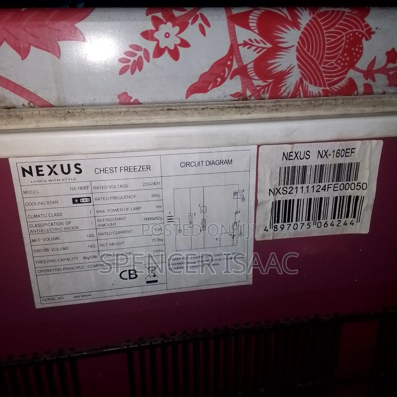 Pink Nexus Freezer