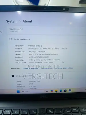 Laptop Dell Latitude 7410 16GB Intel Core i7 SSD 512GB