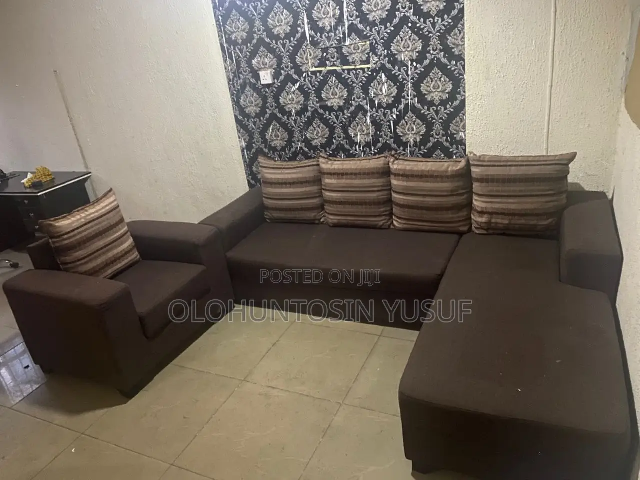 3-Piece L-Shaped Single Sofas